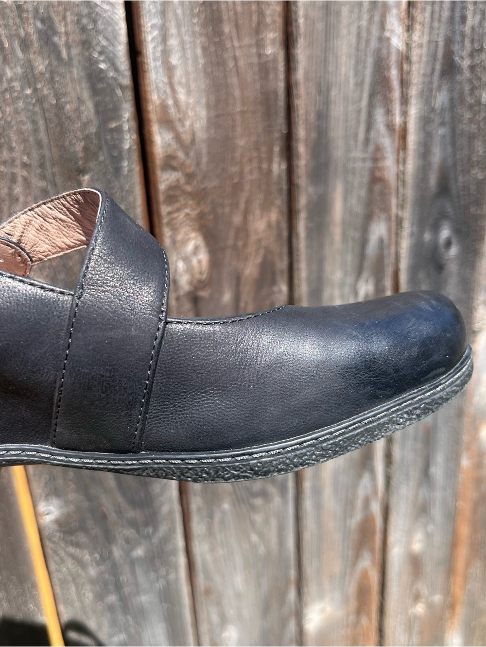 Dansko Lanie Black Burnished Nubuck wedge heels 6907109700 size 40 EU 9/9.5 US - Picture 13 of 17